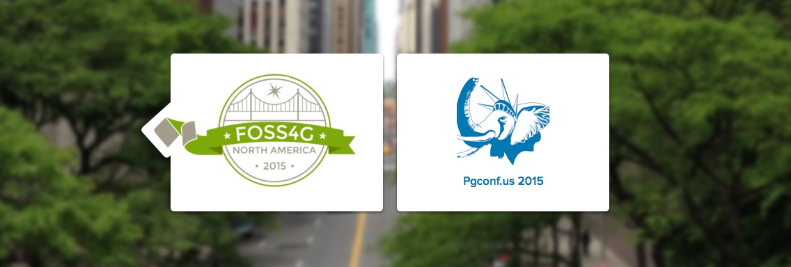 FOSS4GNA 2015, pgconf.us 2015